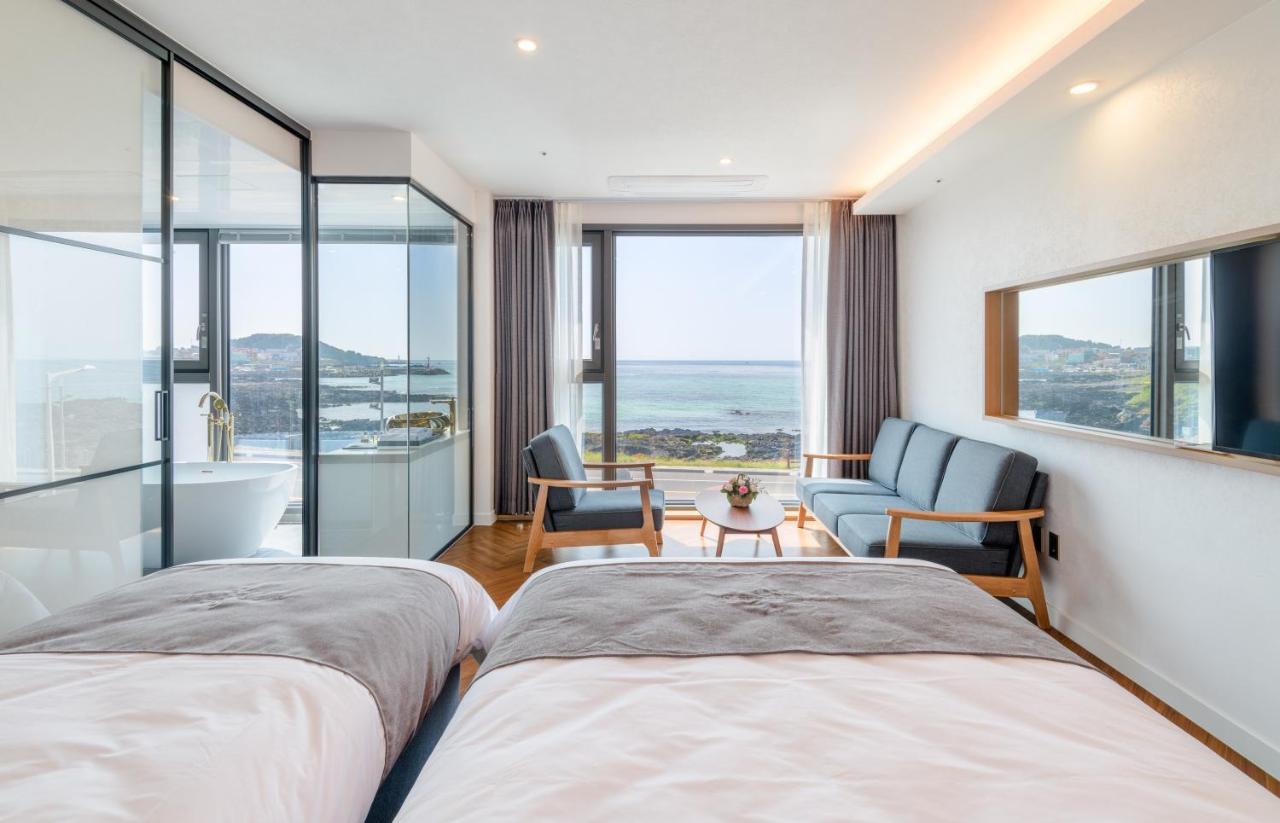 Hotel Mer Bleue Jeju Exterior foto